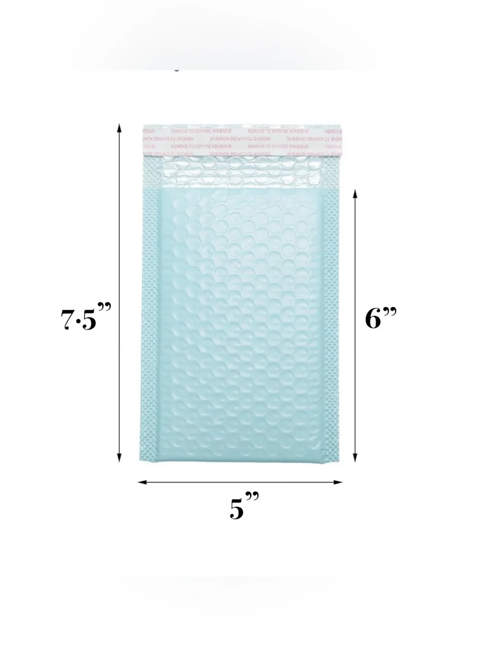 50pcs ~Complete shipping Package 10-of Each- 5”x7.5, 5”x7”, 7.5x10” 20 stickers